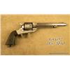 Image 2 : Remington model 1890 single action revolver,  7-1/2" barrel, .44-40 caliber, nickel finish,  hardrub