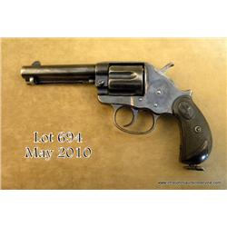 Colt model 1878 double action frontier revolver,  .45 Colt caliber, 4-3/4" barrel, blued finish,  ha
