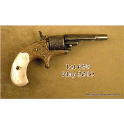  Colt model 1872 open top .22 caliber revolver,  early production, with 2-7/8" barrel and ejector  r
