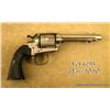 Image 1 : Colt Bisley model Single Action revolver in .44-40  caliber, 5-1/2" barrel, factory nickel finish,  