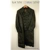 Image 1 : German military officer’s leather trenchcoat,  fully lined with grey rayon material. Complete  with 