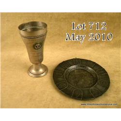 German WWII era wall plaque from “Nurnberg” marked  “Stadt der Reichsparteitage”. Showing SS, R.A.D.