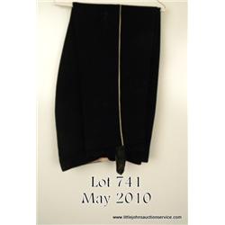 Pair of Allegemeine SS officer’s dress trouser  made of Tricot wool with white wool piping running  