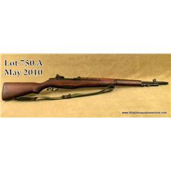 U.S. M-1 Garand semi-auto rifle by Springfield  Armory, .30 cal., 24” barrel, parkerized military  f