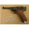 Image 2 : Luger P08 semi-auto pistol, Nazi proofed, “byf”  marked and dated “42”, military blue finish,  check