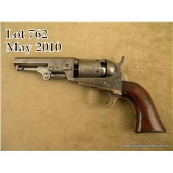 Colt Model 1849 Pocket percussion revolver, .31  cal., 4” octagon barrel, grey patina and case  hard