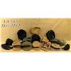 Costume or reenactment lot of caps from various  branches of German service including SS, tropical, 