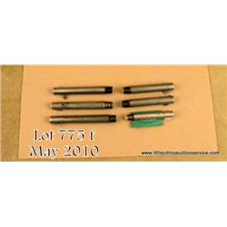 Lot of 5 Colt SAA barrels and a Colt Thunderer  barrel in .41 caliber. Two of the SAA barrels are  4