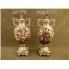Pair of large matched Capodimonte porcelain vases  approx. 19” high and approx. 7” at widest points 