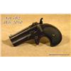 Remington O/U derringer, .41 cal., 3” barrels, old  re-blued finish, checkered black hard rubber  gr