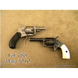 .2 cal. Spur Trigger Revolver, pat. 1878 marked   Liberty . Blue-brown finish, pearl grips, not  wor