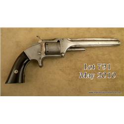 S&W #2 Army .32 cal. S.A. revolver #22525 in C.W.  Range. Faint traces of Silver or nickel that has 
