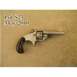 Otis Smith spur trigger seven shot revolver, .22  cal., 2-1/4” barrel, nickel finish, rosewood birds