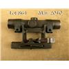 Image 3 : German WWII era scope marked G.W.  2F4-32079.ddx.(triangle). Good optics, good  overall. Est. $250-5