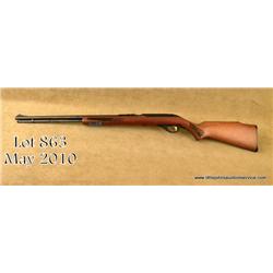 Glenfield/Marlin Model 60 semi-auto rifle, .22LR  only cal., 22” barrel, black finish, wood stock,  
