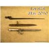 Image 1 : Lot of three European military bayonets including  a four sided socket bayonet approx. 20” overall i