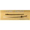 Image 1 : World War II military samurai-style sword and  metal scabbard, approx. 38” overall with a 28-1/2”  b