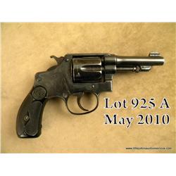 Early Smith & Wesson DA hand ejector, .32 Long  cal., 3-1/4” barrel, 4-screw frame, re-blued  finish