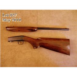 Browning Grade I semi-auto rifle, .22LR cal., 19”  barrel, blue finish, checkered wood stocks, #1670