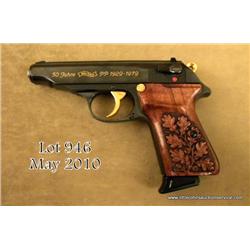 German-made Walther 50th Anniversary limited  edition DA semi-auto pistol, .22LR cal., 3-3/4”  barre