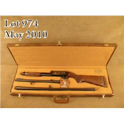 L.A.P.D. 200th Anniversary Commemorative Ithaca  Model 37 Featherlight pump shotgun in presentation 