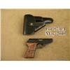 Mauser Model HSc semi-auto pistol, 7.65mm cal.,  3-1/4” barrel, blue finish, checkered wood grips,  
