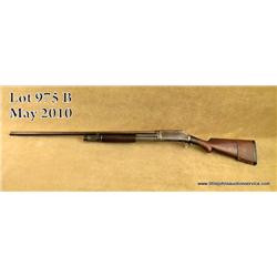 Winchester Model 1897 12 ga. Pump action shotgun, serial #312192.      	    The shotgun shows some t