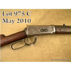 Winchester Model 1894 lever action SRC, .30 W.C.F.  cal., 20” barrel, blue finish, wood stocks,  #47