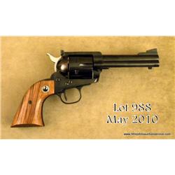 Early Ruger Blackhawk SAA revolver, .357 Magnum  cal., 4-1/2” barrel, black finish, smooth Ruger  me