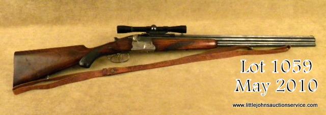 J. P. Sauer & Son prewar over & under combination rifle/shotgun in 16ga ...