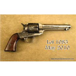):  Remington Model 1888 single action revolver,  44-40 cal., 5-3/4” barrel, nickel plated, wood  gr