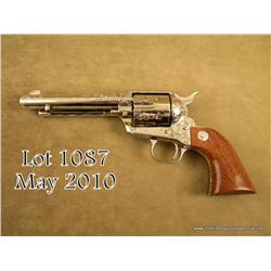 Colt Single Action Army revolver, .44 special  caliber, 5-1/2" barrel, factory "B" engraved,  nickel