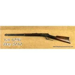 Winchester model 1892 lever-action rifle, .44-40  caliber, 24" round barrel, full magazine, crescent