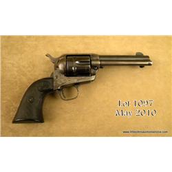 Colt Single Action Army revolver, .38-40 caliber,  4-3/4" barrel, blue and case hardened finish,  ha