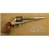 Image 1 : Remington model 1875 Single Action revolver,  7-1/2" barrel, nickel finish, .44-40 caliber,  varnish