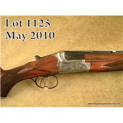 Heym O/U shotgun, 20 gauge, 28-1/2” barrels, blue  finish with engraved steel frame, double triggers