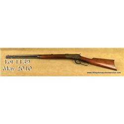 Winchester model 1892 special order rifle, 24"  round barrel, full magazine, takedown frame,  cresce