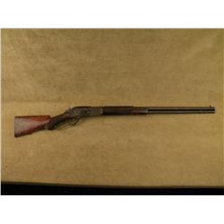 Desirable Winchester Model 1876 deluxe lever  action rifle, 28” octagon barrel, 45-75 cal., full  ma