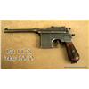 Image 1 : Mauser Broomhandle .30 cal., semi-auto pistol, in  near fine original condition, blue finish,  stand