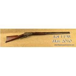 Marlin model 1881 lever action rifle, .45-70  caliber, early production series with rebated  frame, 
