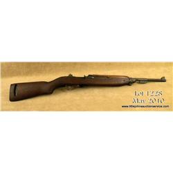 M-1 carbine, 30 cal., semi-auto by Inland with  Inland marked and General Motors barrel dated  3-44,