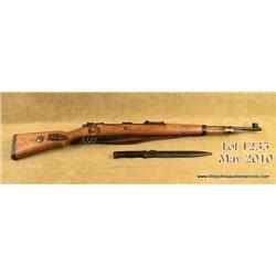 Mauser Model 98 WW II issue service rifle, CE  manufacturers code, 1943 date, #6956 with Nazi  inspe