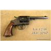 Image 1 : Colt Model 1901 .38 cal., DA revolver, U.S.  military issue pistol, blue finish, wood grips, 6”  bar