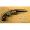 Image 1 : Smith & Wesson model 1-1/2, .32 rimfire caliber  revolver, blued finish, wood grips, serial #76280. 