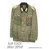 Image 1 : Army first lieutenant’s lightweight HBT combat  tunic, complete with breast badges and uniform  insi