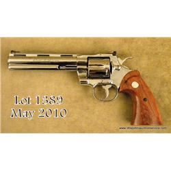 Colt Limited edition Double Diamond Model DA  revolver, .357 Magnum cal., 6” barrel, nickel  finish,
