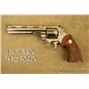 Image 1 : Colt Python Model DA revolver, .357 Magnum cal.,  6” barrel, factory nickel finish, checkered  medal