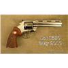 Image 2 : Colt Python Model DA revolver, .357 Magnum cal.,  6” barrel, factory nickel finish, checkered  medal
