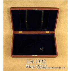 Case for 1977 125th anniversary Smith & Wesson  double action revolver. No book or medallion.  Inter