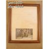 Image 1 : Lot of two important original WW I era letters and  photographs framed and in overall very good  con